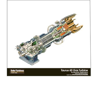 Solar T60 Používá plynová turbína